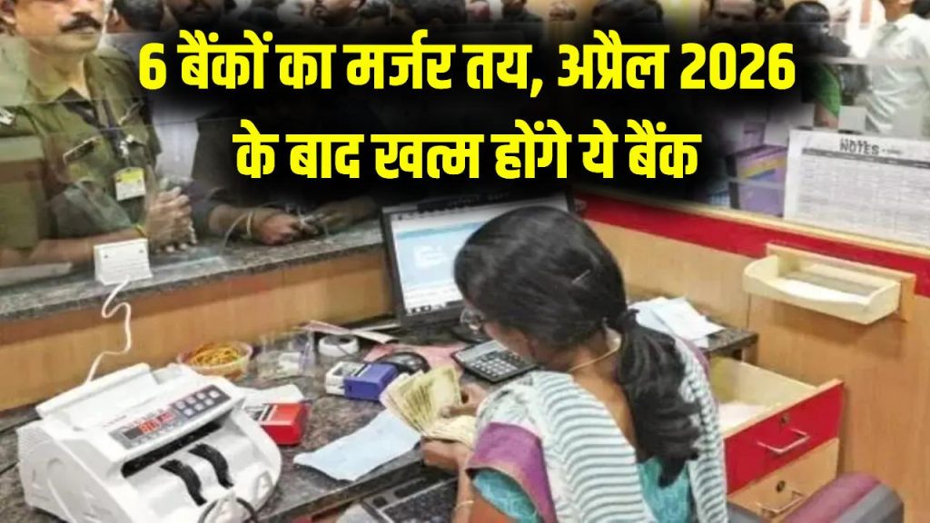 Bank Merger: अप्रैल 2026 के बाद ये 6 प्रमुख बैंक हो जाएंगे खत्म! दूसरे बैंकों में होगा मर्जर, लिस्ट देखें 1 Bank Merger: अप्रैल 2026 के बाद ये 6 प्रमुख बैंक हो जाएंगे खत्म! दूसरे बैंकों में होगा मर्जर, लिस्ट देखें