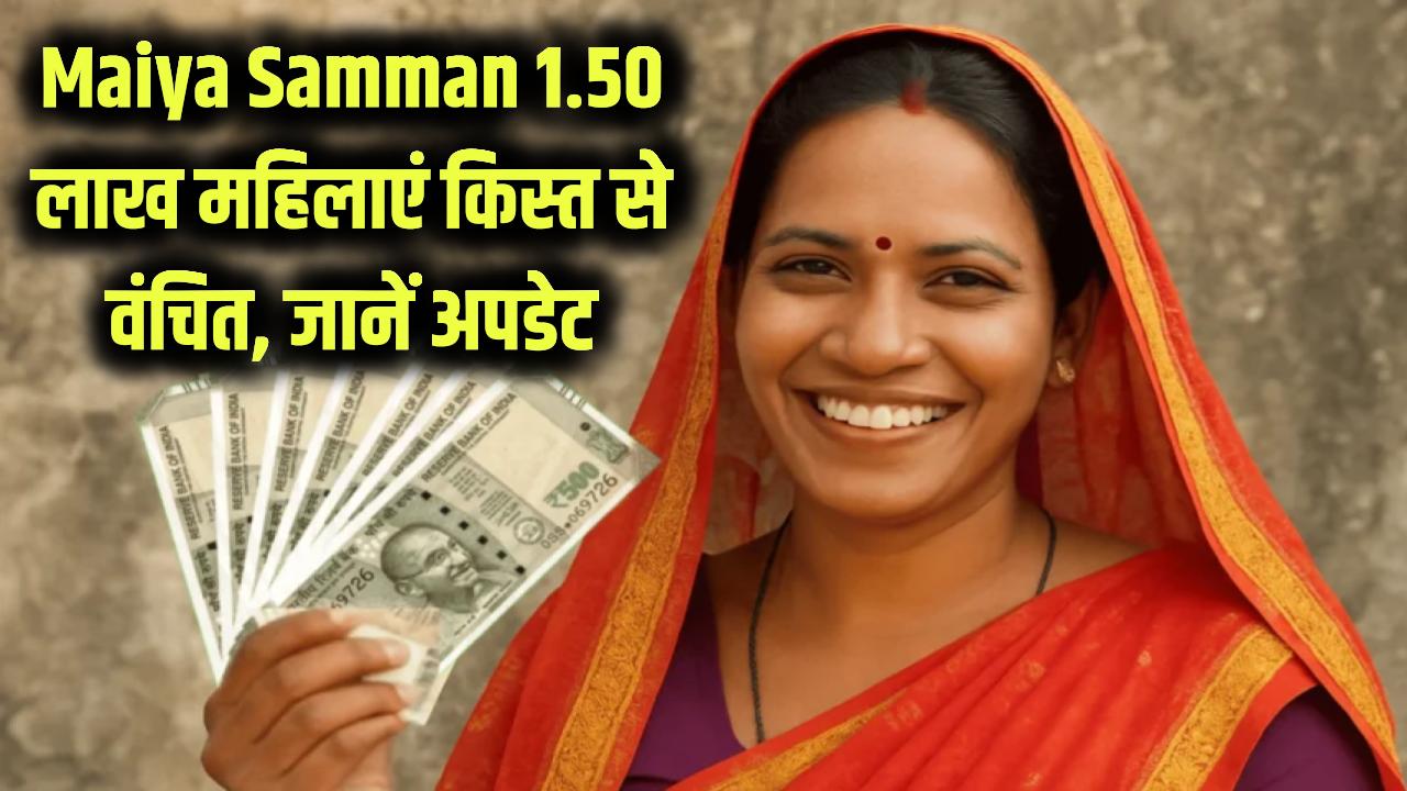 Maiya Samman Yojana: बुरी खबर! 1.50 लाख महिलाएं इस बार किस्त से वंचित, नई अपडेट और कारण जानें