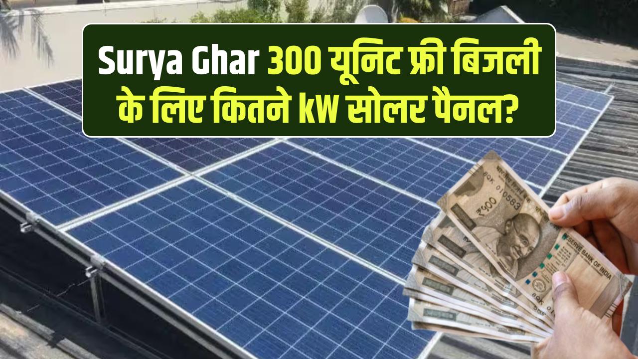 Surya Ghar Yojana: फ्लैट/अपार्टमेंट में 300 यूनिट फ्री बिजली के लिए कितने किलोवॉट का सोलर पैनल जरूरी? पूरा नियम जानें