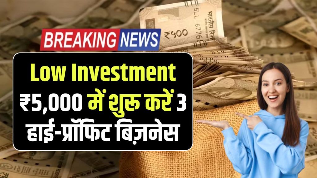 Low Investment Idea: ₹5,000 लगाकर शुरू करें ये 3 काम, लाखों की कमाई का सीक्रेट बिजनेस 1 small investment business ideas 5k to 6k earn lakhs