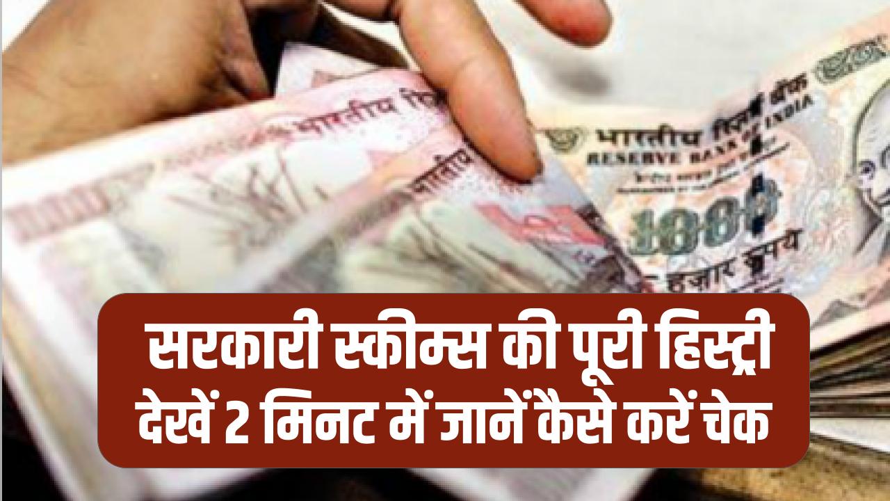 Government Scheme Tracker: सरकारी स्कीम्स की पूरी हिस्ट्री देखें, 2 मिनट में जानें कैसे करें चेक